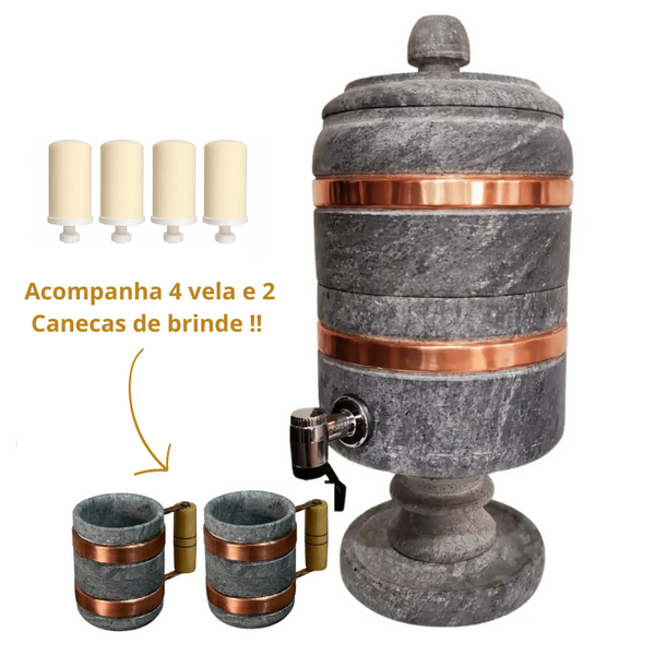 FILTRO DE SABÃO PROMOÇÃO IMPERDÍVEL: + [ 4 VELAS + 2 CANECAS GRÁTIS ]