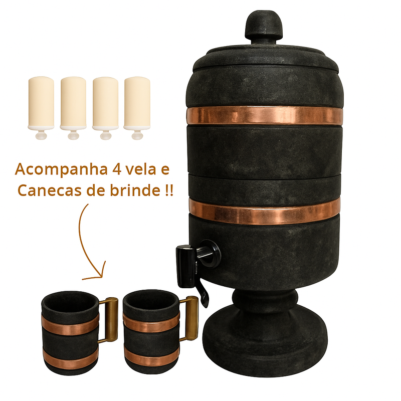 FILTRO DE SABÃO PROMOÇÃO IMPERDÍVEL: + [ 4 VELAS + 2 CANECAS GRÁTIS ]