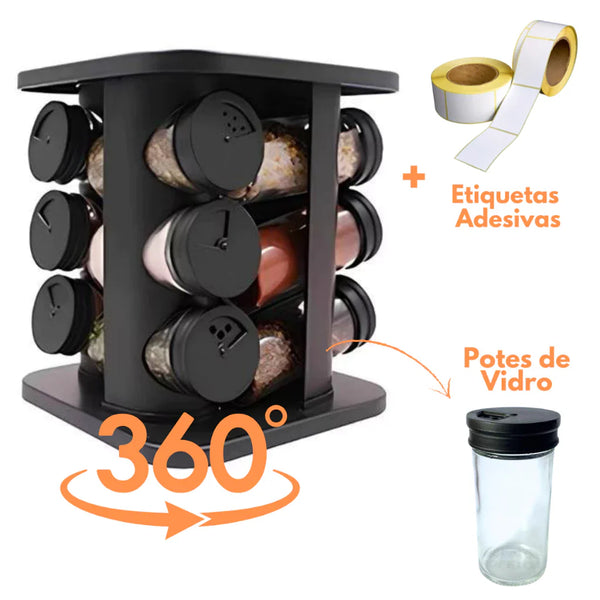 Porta Condimentos Giratório