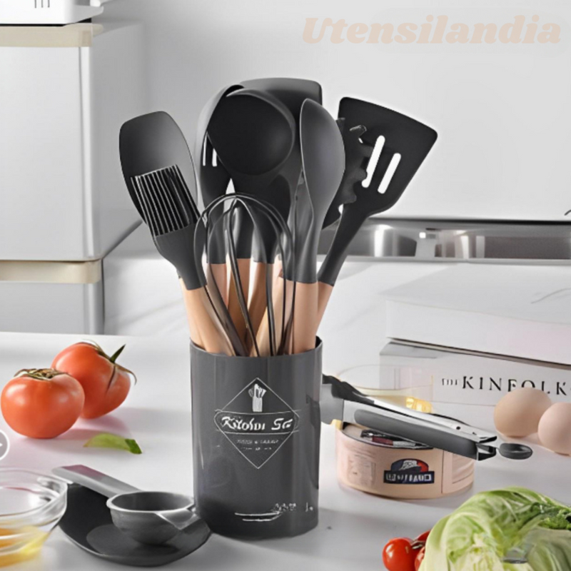 Kit 12 Utensílios De Cozinha