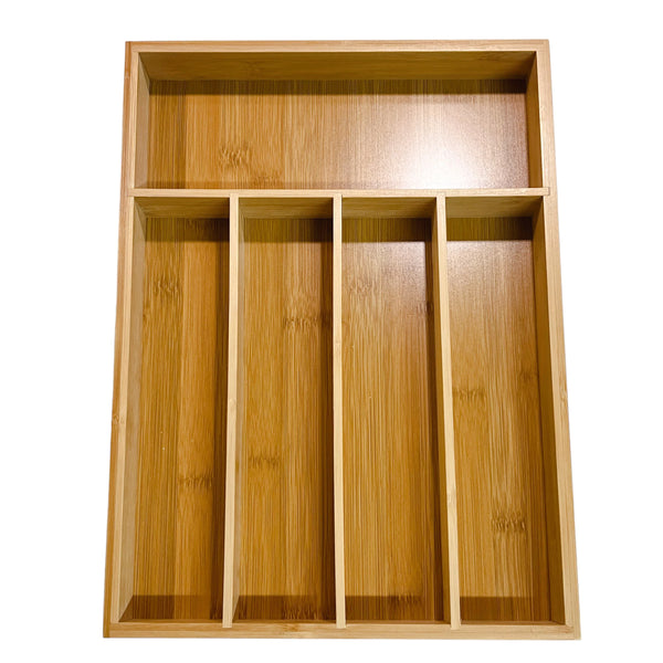 ORGANIZADOR DE GAVETAS MULTIUSO DE BAMBU  35CM - Imagem 2 Compartilhe: Adicionar aos desejos ORGANIZADOR DE GAVETAS MULTIUSO DE BAMBU 35CM